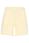 Natalia Shorts | Yellow Creme Stripe