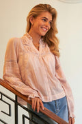 Lyla S Voile Blouse | Dusty Rose