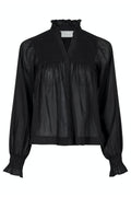 Jill S Voile Blouse | Black