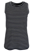 Sailor Striped Tank Top | Black
