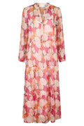 Nobis Maxi Flower Dress | Pink