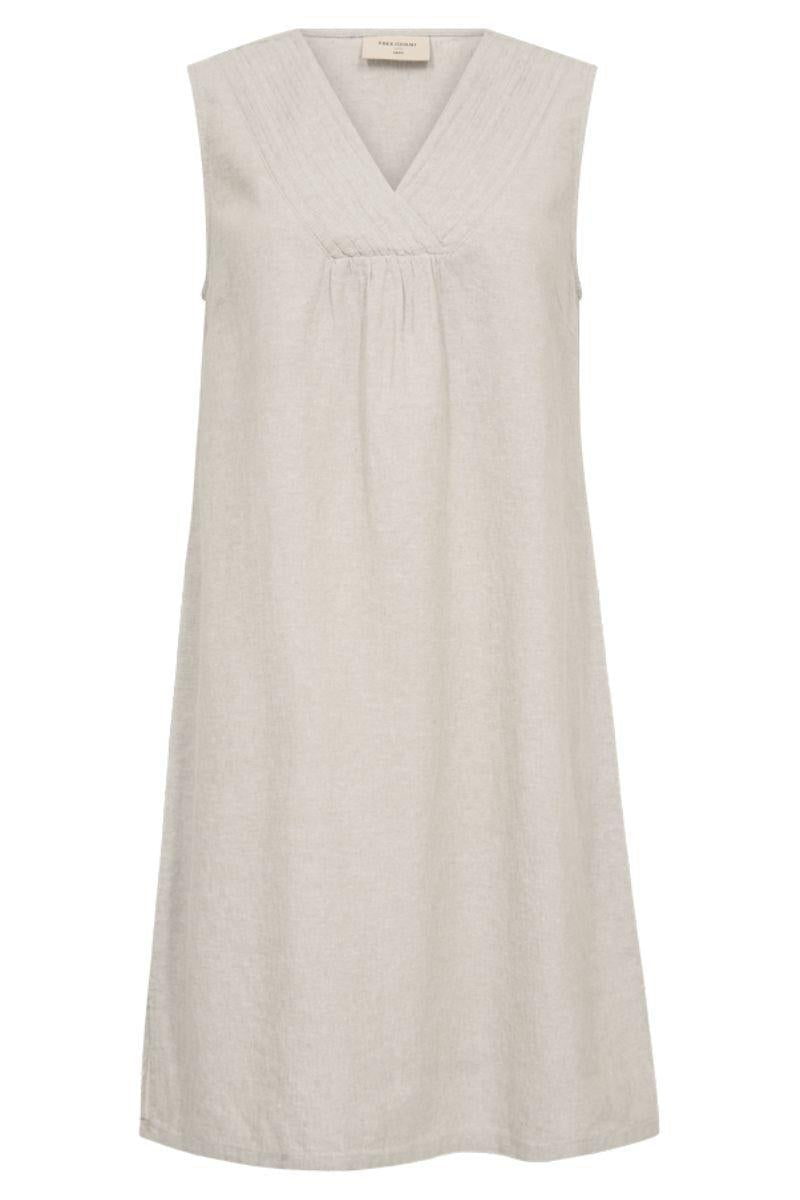 Lava Dress 206104 | Moonbeam Melange | Kjole fra Freequent