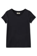 Arden Organic O-Neck Tee | Black