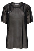 Mesh Oversize Tee 33129 | Black