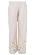 Nelly Flower Pant | Champagne