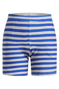 Alma Shorts (Kids) | Stripe Ivory Cobolt
