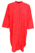 Lynette Shirt Dress | Red