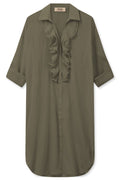 Jelena Voile Dress | Dusty Olive