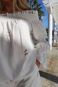 Rillo Offshoulder Blouse | White