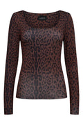 Lotus Ls Top | Brown Black Leo