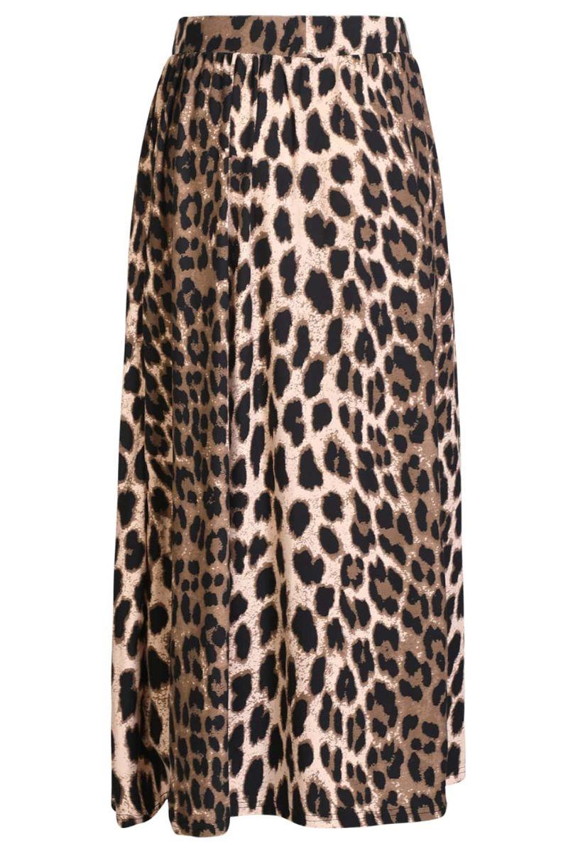 Alma Loose Skirt | Big Lux Leo Fossil | Nederdel fra Liberté