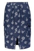 Mitty Cargo Skirt | Denim Flower