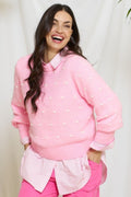 Alisee Knit | Pink Bianco