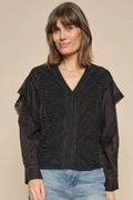 Fina Lace Blouse | Black