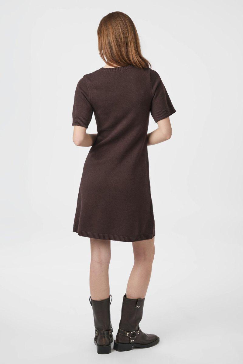 Elise Knit Dress | Brown | Strik fra Neo Noir