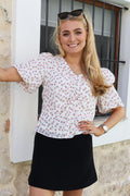Opal Ss Blouse | Rosa Flower