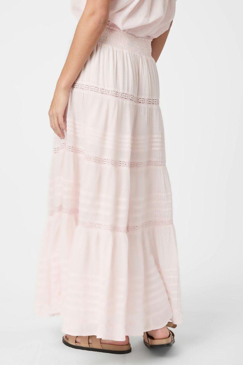Felicia S Voile Skirt | Light Pink | Nederdel fra Neo Noir