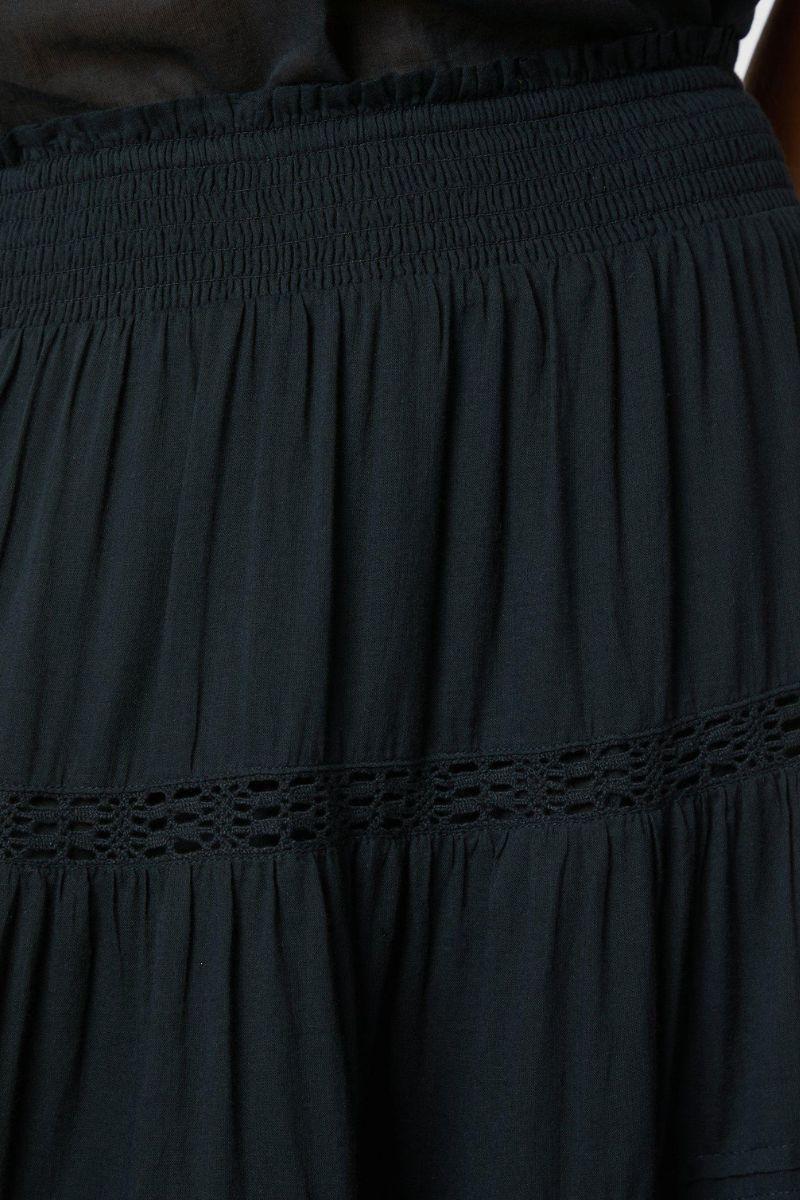 Felicia S Voile Skirt | Navy | Nederdel fra Neo Noir