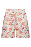 Alma Shorts | Creamy Peach Flower