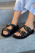 As Summer Slippers | Black