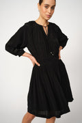Saria 3/4 Dress |  Black
