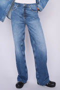 Relee Chrome Jeans Long | Long Mid Blue