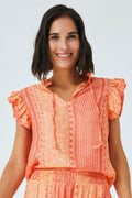 Blase Blouse 204386 | Georgia Peach Peach Nectar