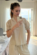 Odesa Linen Blouse | Sand