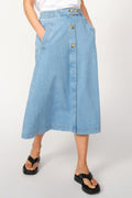 Marti Denim Skirt |  Light Blue