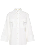 Lulaiw Colar Shirt | Pure White