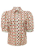 Flora Ss Blouse | Strawberry