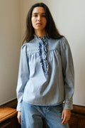 Justine Denim Shirt | Light Blue