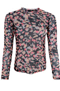 Florence Mesh Blouse | Black Animal