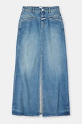 Denim Skirt | Dark Blue