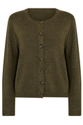 Alice Cardigan |  Dark Olive Mel