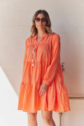 Lilliana Light Dress | Orange Popsicle