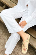 Sonar Linen Pants | White