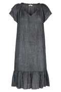 Sunrise Crop Cold Dye Dress | Dark Grey