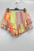Bright Frill Shorts 9431 | Orange