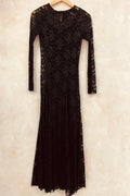 Long Lace Dress | Black