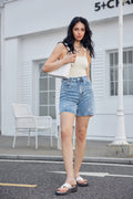 Embroidered Jean Short | Jeans
