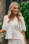 Evienne S Voile Top | Light Pink