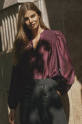 Taffy Smock V-Shirt 35807 | Winered