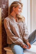 Lyla S Voile Blouse | Smoke Green