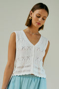 Fraya Waistcoat 206067 | Brilliant White