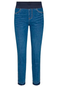 Shantal Ankle Pa Raw | Medium Blue Denim