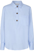 Flynn Shirt | Chambray Blue