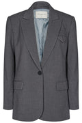 Tailor Jacket | Med Grey Melange