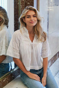 Siama S Voile Blouse | White