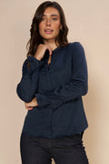 Mattie Shirt | Night Blue